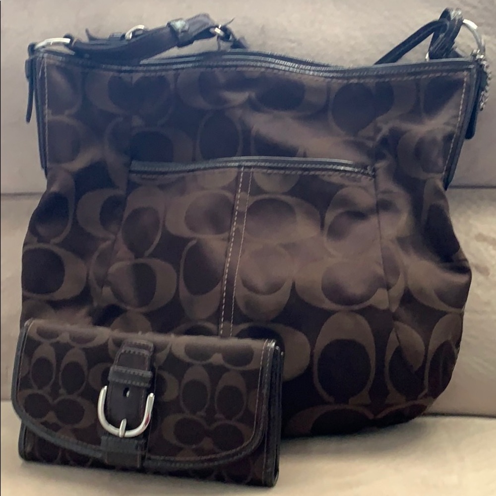 Coach Bag with matching wallet